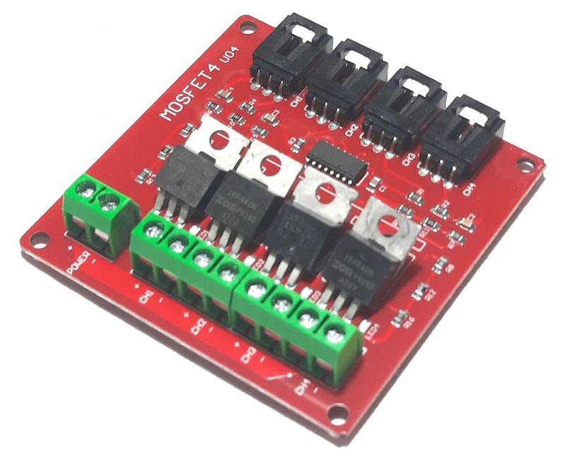 ������� ������ MOSFET IRF540 4 ������ � �������������.