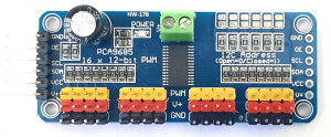 ����������� ��� PCA9685 � I2C.