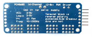 ����������� ��� PCA9685 � I2C.